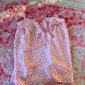 Lilly Pulitzer Pink Polka Dot Camisole Top